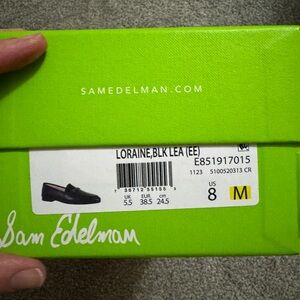 Sam Edelman - Loraine Loafers - Black - Size 8M